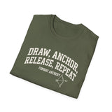 Draw, Anchor, Release, Repeat Shirt, Funny Combat Archery Shirt, Archery Gift, Archer Tee, Combat Archery Gift