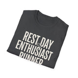 Rest Day Enthusiast Shirt, Funny Runner Shirt, Runner Gift, Running Tee, Marathon Gift
