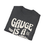Gauge Is a Suggestion Shirt, Funny Knitter Shirt, Knitting Gift, Knitter Tee, Yarn Lover Gift