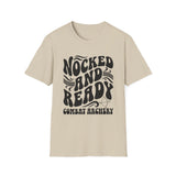 Nocked and Ready Shirt, Funny Combat Archery Shirt, Archery Gift, Archer Tee, Combat Archery Gift