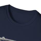 Surreal Travel Shirt, Suitcase Valley Illusion Art Tee, Adventure Gift, Wanderlust Tee