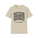 Meteor Shower Insomniac Shirt, Funny Amateur Astronomer Shirt, Astronomy Gift, Stargazing Tee, Space Lover Gift