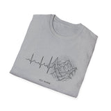 Surreal ICU Nurse Shirt, Monitor to Mountains Illusion Art Tee, ICU Nurse Gift, Critical Care Nurse Tee, Nurse Week Gift