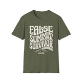 False Summit Survivor Shirt, Funny Hiker Shirt, Hiker Gift, Hiking Tee, Outdoor Lover Gift