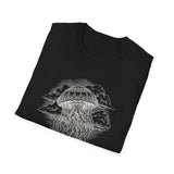 Surreal Ocean Shirt, Jellyfish Rain Illusion Art Tee, Whale Sea Life Tee, Beach Lover Gift