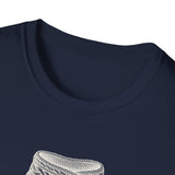 Surreal Knitter Shirt, Yarn to Ocean Waves Illusion Art Tee, Knitting Gift, Knitter Tee, Yarn Lover Gift