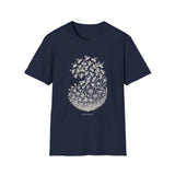 Surreal Beekeeper Shirt, Bees to Flowers Illusion Art Tee, Beekeeping Gift, Beekeeper Tee, Honey Lover Gift