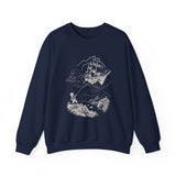 Surreal Ocean Sweatshirt, Ship Kite Illusion Art Crewneck, Sailing Tee, Ocean Lover Gift
