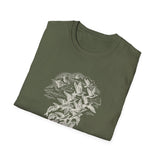 Surreal Ocean Shirt, Fish to Birds Illusion Art Tee, Whale Sea Life Tee, Beach Lover Gift