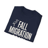 Fall Migration Brain Shirt, Funny Birder Shirt, Bird Watcher Gift, Birdwatching Tee, Birder Gift