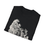 Surreal Celestial Shirt, Moon Lantern Illusion Art Tee, Moon Phase Tee, Mystical Witchy Gift