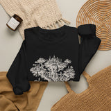 Surreal Fantasy Sweatshirt, Tree City Illusion Art Crewneck, Whimsical Dreamer Tee, Fantasy Lover Gift