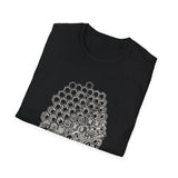 Surreal Beekeeper Shirt, Honeycomb to City Illusion Art Tee, Beekeeping Gift, Beekeeper Tee, Honey Lover Gift