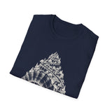 Surreal Ocean Shirt, Seashell City Illusion Art Tee, Sailing Tee, Ocean Lover Gift