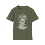 Surreal Ocean Shirt, Fish to Birds Illusion Art Tee, Whale Sea Life Tee, Beach Lover Gift