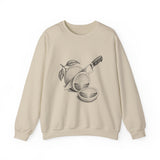 Surreal Chef Sweatshirt, Lemon Sunrise Illusion Art Crewneck, Chef Gift, Vintage Engraving Tee