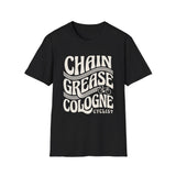 Chain Grease Cologne Shirt, Funny Cyclist Shirt, Cyclist Gift, Bike Tee, Cycling Lover Gift