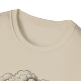 Surreal Bookish Shirt, Storm in a Teacup Illusion Art Tee, Book Lover Gift, Reader Tee, Dark Academia Shirt