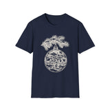 Surreal Christmas Shirt, Ornament Town Illusion Art Tee, Christmas Gift, Winter Holiday Tee