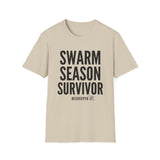 Swarm Season Survivor Shirt, Funny Beekeeper Shirt, Beekeeping Gift, Beekeeper Tee, Honey Lover Gift