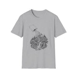 Surreal Garden Shirt, Seed Packet Forest Illusion Art Tee, Gardener Gift, Botanical Plant Tee