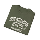 Drug Interaction Detective Shirt, Funny Pharmacist Shirt, Pharmacist Gift, Pharmacy Tee, PharmD Gift