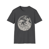 Surreal Ocean Shirt, Wave Staircase Illusion Art Tee, Whale Sea Life Tee, Beach Lover Gift