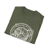 Surreal Cat Shirt, Cat Planet Illusion Art Tee, Cat Lover Gift, Vintage Engraving Cat Tee