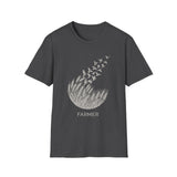 Surreal Farmer Shirt, Wheat to Birds Illusion Art Tee, Farmer Gift, Farm Tee, Homestead Gift