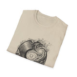 Surreal Music Shirt, Vinyl Galaxy Illusion Art Tee, Musician Gift, Piano Guitar Tee
