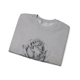 Surreal Garden Sweatshirt, Rose Staircase Illusion Art Crewneck, Gardener Gift, Botanical Plant Tee