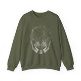 Surreal Celestial Sweatshirt, Star Hands Illusion Art Crewneck, Moon Phase Tee, Mystical Witchy Gift