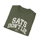 Sats Don't Lie Shirt, Respiratory Therapist Shirt, Funny RT Shirt, Respiratory Therapy Gift, RT Week Tee
