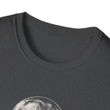 Surreal Celestial Shirt, Moon Balloon Illusion Art Tee, Moon Phase Tee, Mystical Witchy Gift