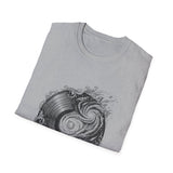Surreal Music Shirt, Vinyl Galaxy Illusion Art Tee, Musician Gift, Piano Guitar Tee