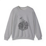 Surreal Garden Sweatshirt, Seed Packet Forest Illusion Art Crewneck, Gardener Gift, Botanical Plant Tee