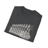 Surreal Phlebotomist Shirt, Tubes to Lighthouses Illusion Art Tee, Phlebotomy Gift, Lab Week Tee