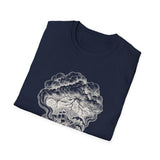 Surreal Bookish Shirt, Storm in a Teacup Illusion Art Tee, Book Lover Gift, Reader Tee, Dark Academia Shirt