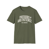 Pressors and Patience Shirt, Funny ICU Nurse Shirt, ICU Nurse Gift, Critical Care Nurse Tee, Nurse Week Gift