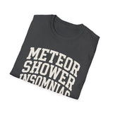 Meteor Shower Insomniac Shirt, Funny Amateur Astronomer Shirt, Astronomy Gift, Stargazing Tee, Space Lover Gift
