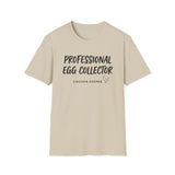 Professional Egg Collector Shirt, Funny Chicken Keeper Shirt, Chicken Lover Gift, Backyard Chicken Tee, Homestead Gift