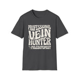 Professional Vein Hunter Shirt, Funny Phlebotomist Shirt, Phlebotomy Gift, Lab Tech Tee, Lab Week Gift