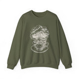 Surreal Bookish Sweatshirt, Storm in a Teacup Illusion Art Crewneck, Book Lover Gift, Reader Tee, Dark Academia Shirt