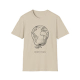 Surreal Dietitian Shirt, Apple to Globe Illusion Art Tee, Dietitian Gift, Nutrition Tee, RD Gift