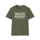 Bullseye Adjacent Shirt, Funny Combat Archery Shirt, Archery Gift, Archer Tee, Combat Archery Gift