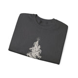 Surreal Christmas Sweatshirt, Christmas Tree Staircase Illusion Art Crewneck, Christmas Gift, Winter Holiday Sweater