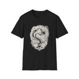 Surreal Celestial Shirt, Milky Way Teapot Illusion Art Tee, Moon Phase Tee, Mystical Witchy Gift