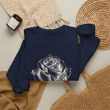 Surreal Garden Sweatshirt, Rose Staircase Illusion Art Crewneck, Gardener Gift, Botanical Plant Tee