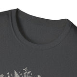 Surreal Celestial Shirt, Eclipse Wreath Illusion Art Tee, Moon Phase Tee, Mystical Witchy Gift