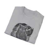 Surreal Forest Shirt, Forest Owl Illusion Art Tee, Wildlife Nature Tee, Outdoor Lover Gift